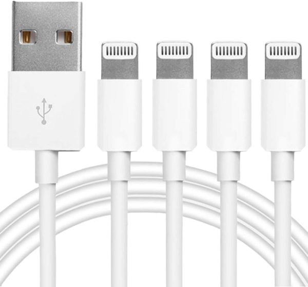 4Pack [Apple MFi Certified] Charger Lightning to USB Charging Cable Cord Compatible iPhone 14/13/12/11 Pro/11/XS MAX/XR/8/7/6s Plus,iPad Pro/Air/Mini,iPod Touch